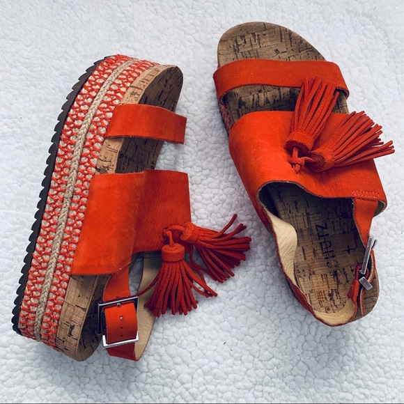 Schutz Monica Women's Shoes Nice Orange - Picture 1 of 4